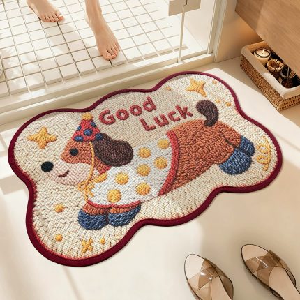 Knit-Like Bathroom Anti-Slip Mat - Lucky Dog Design